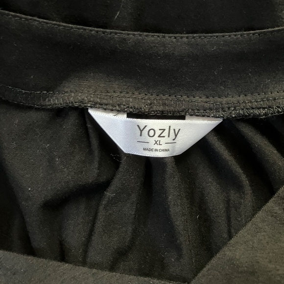 YOZLY Black Maxi T-Shirt Dress - Picture 5 of 6